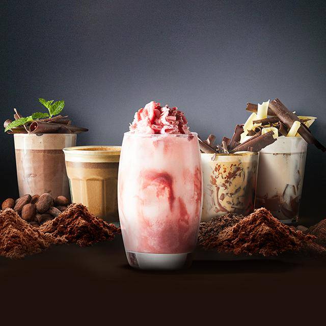 Van Houten 5 Colours of Ground Chocolate for Drinks